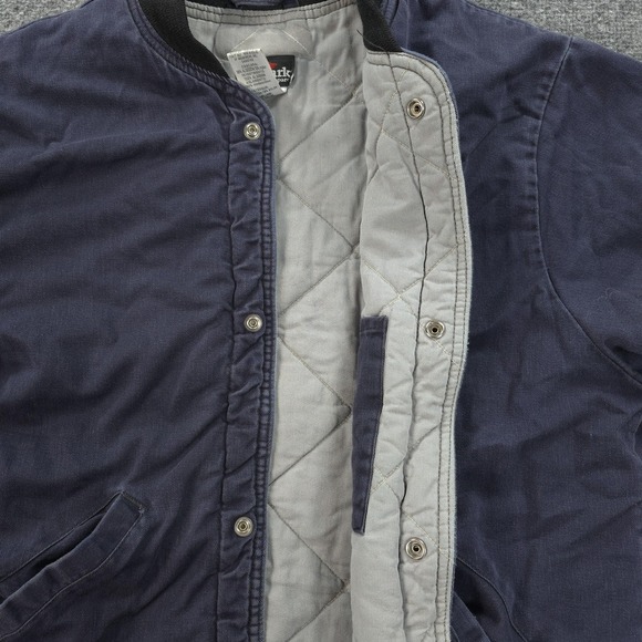 Bulwark FR Jacket Mens Large Blue Flame Resistant Quilted Bomber Workwear - Picture 4 of 16